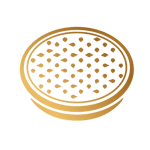 compostable pads golden icon